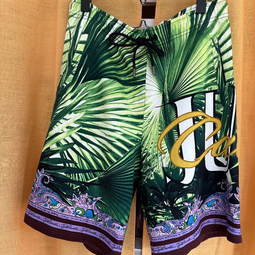 Just Cavalli Tropical Print Shorts